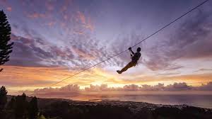 Zip-lining